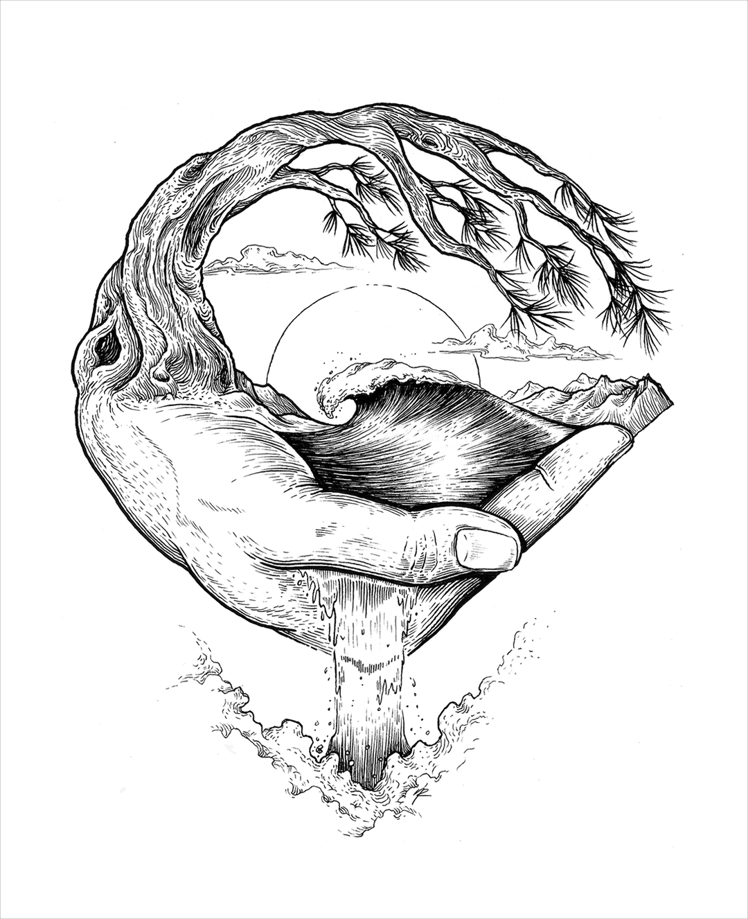 Hand Landscape