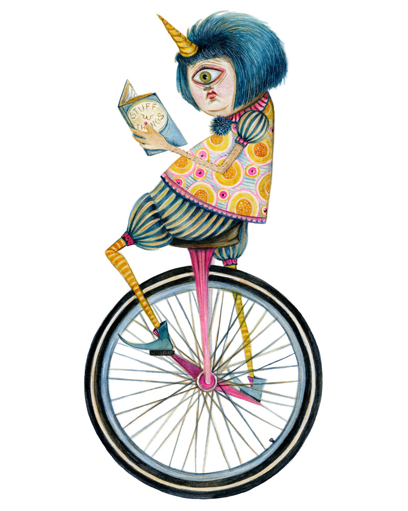 Cyclops on a Unicycle
