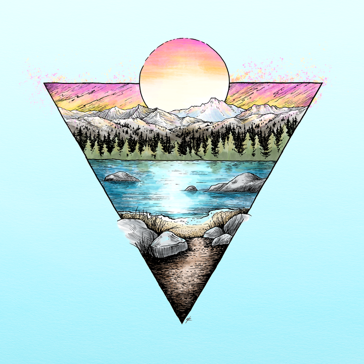 Triangle Landscape (Color)