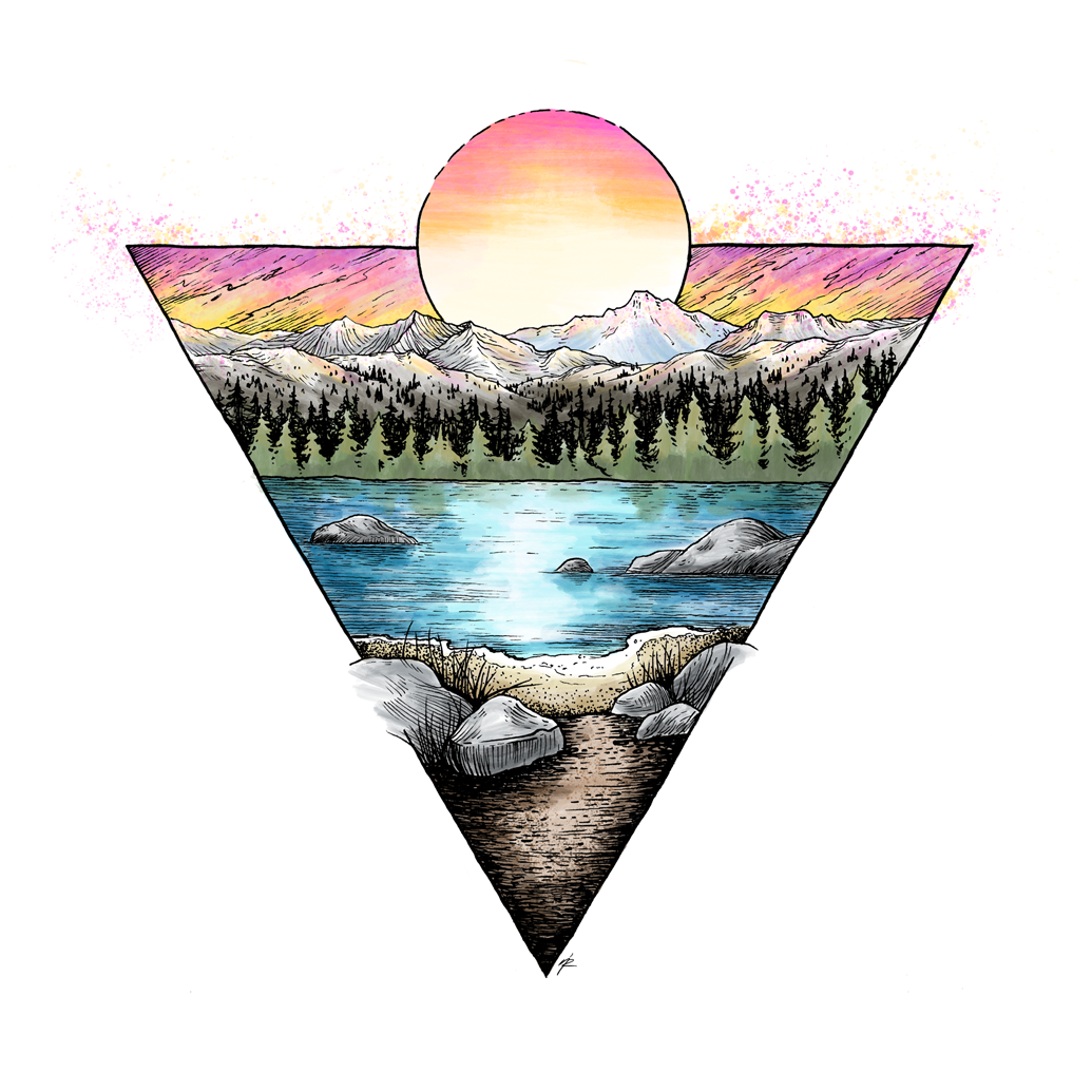 Triangle Landscape (Color)