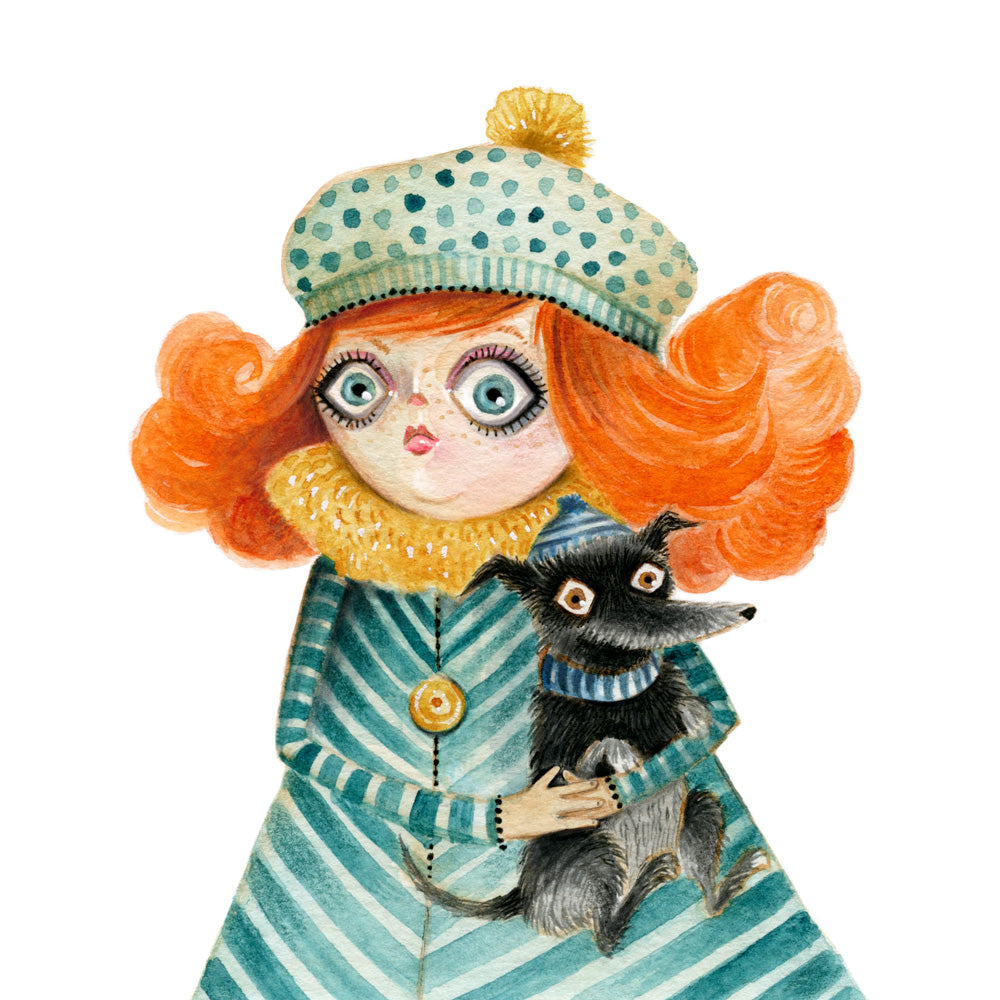 A Girl and Her Dog