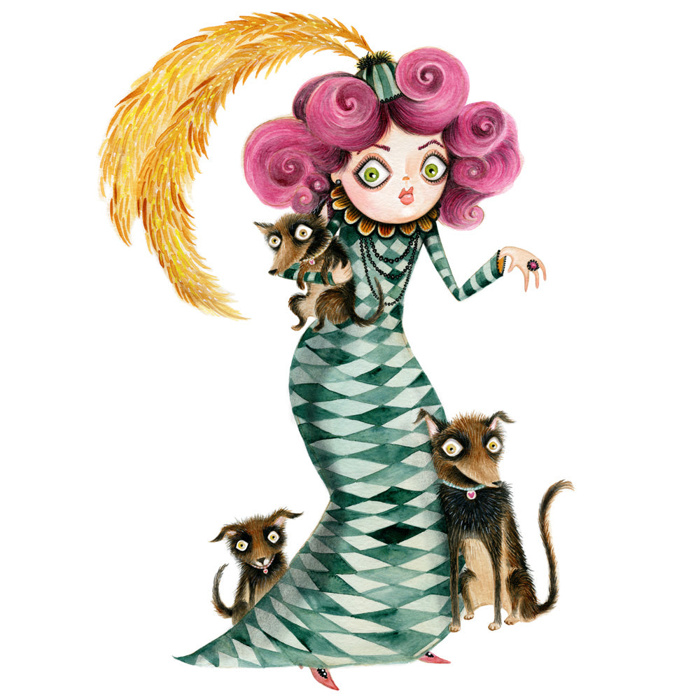 Fancy Dog Lady