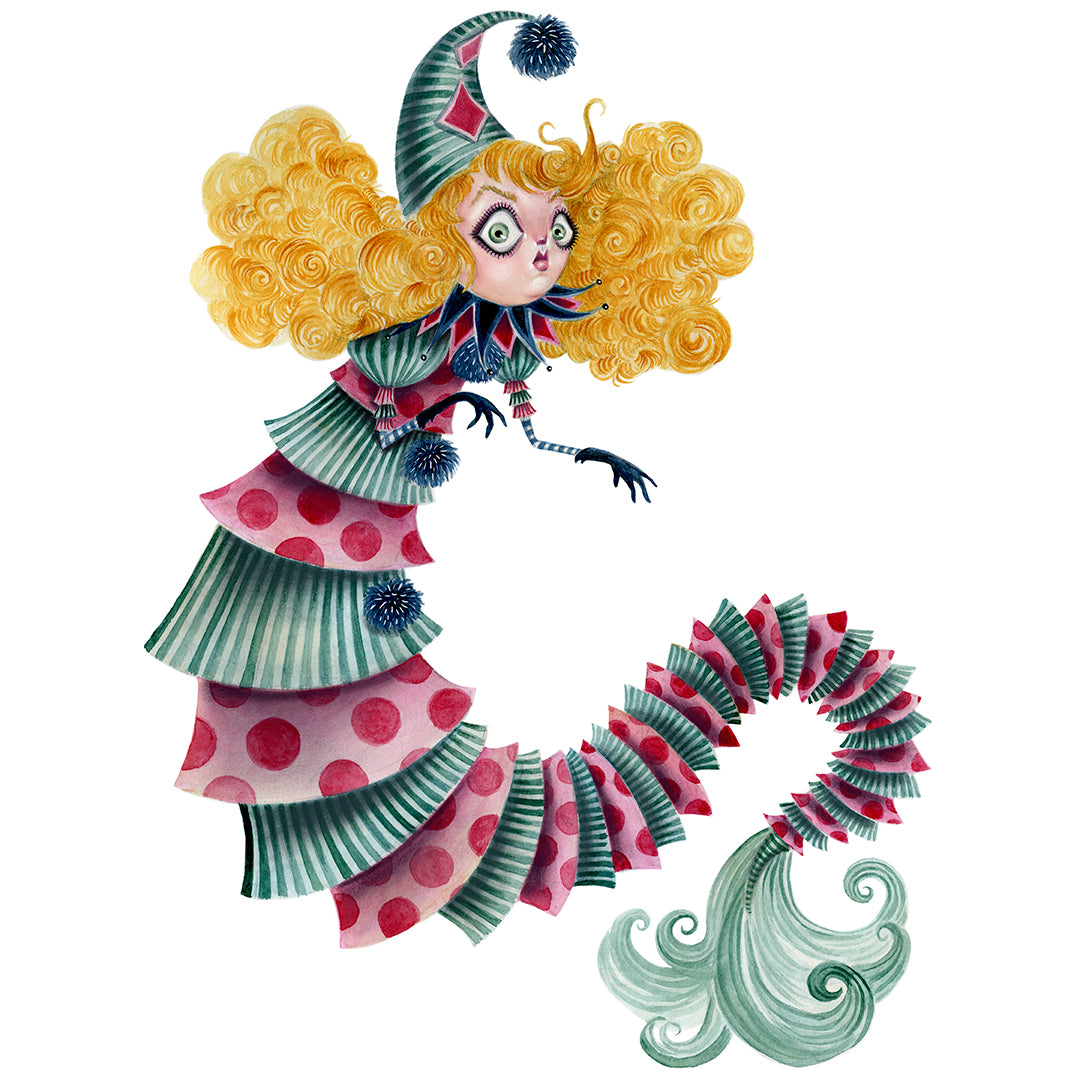 Vintage Carnival Mermaid
